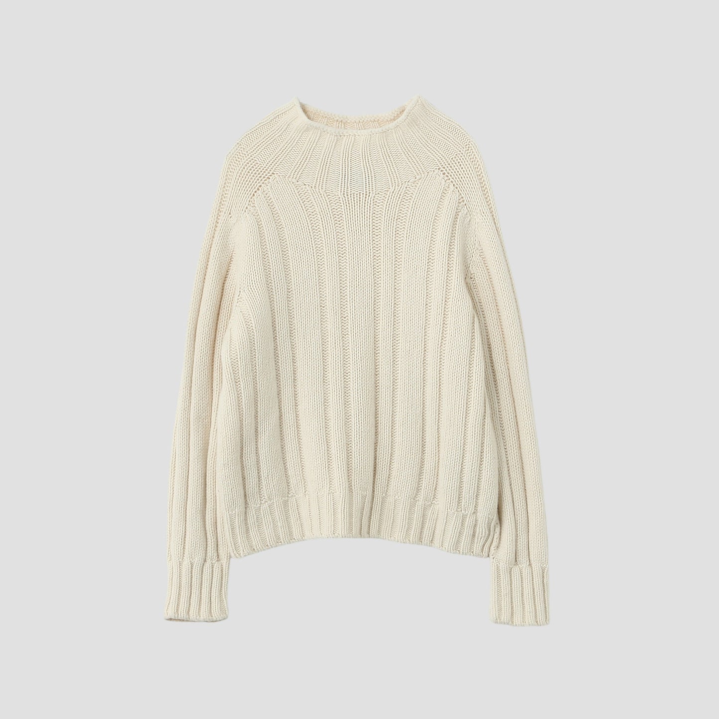 HICK NECK RIBBED JUMPER KNIT