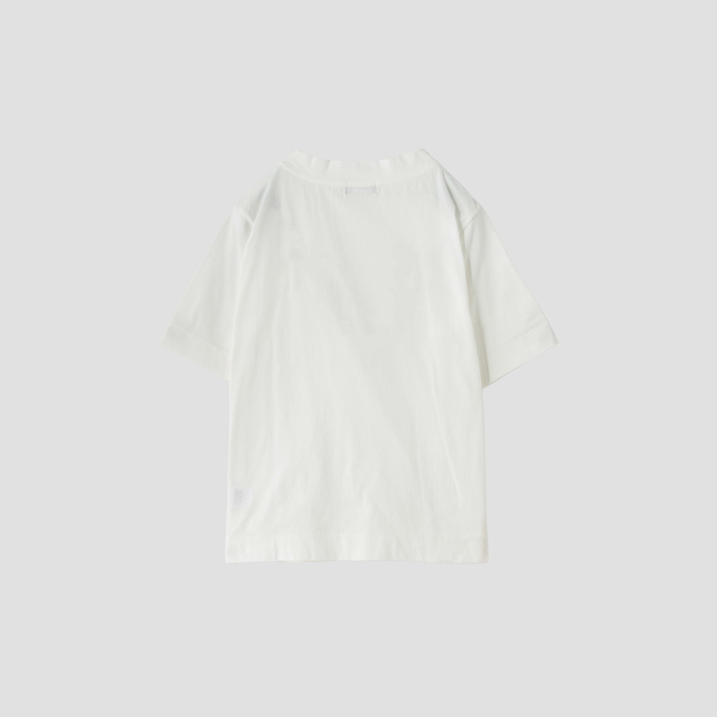 COTTON HIGH NECK T JERSEY