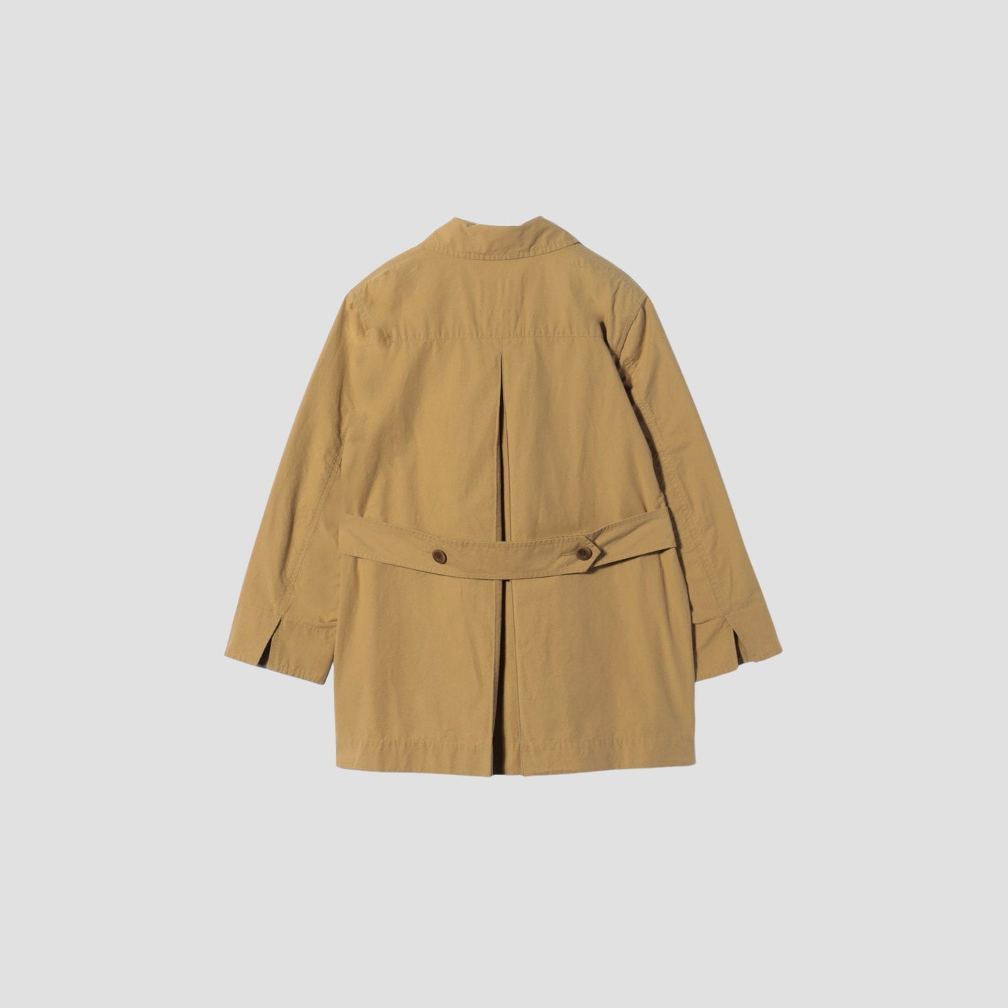 WASHED COTTON POPLIN COAT