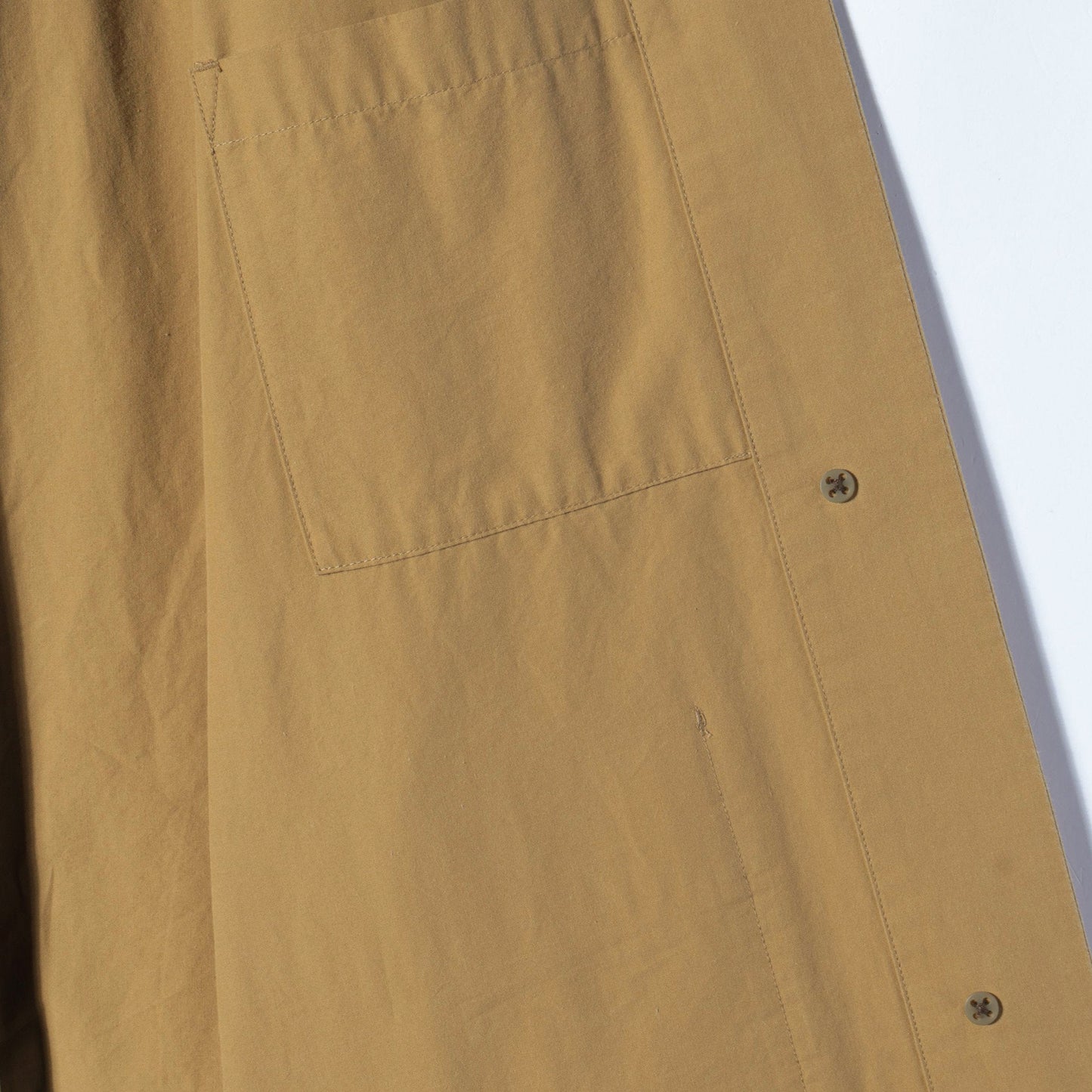 WASHED COTTON POPLIN COAT