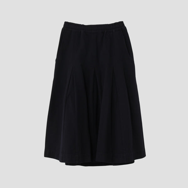 SOFT TWISTED YARN DYE COTTON SKIRT