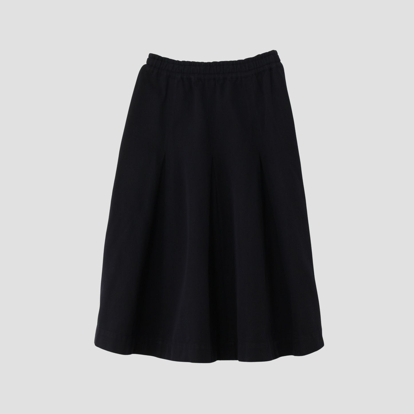SOFT TWISTED YARN DYE COTTON SKIRT