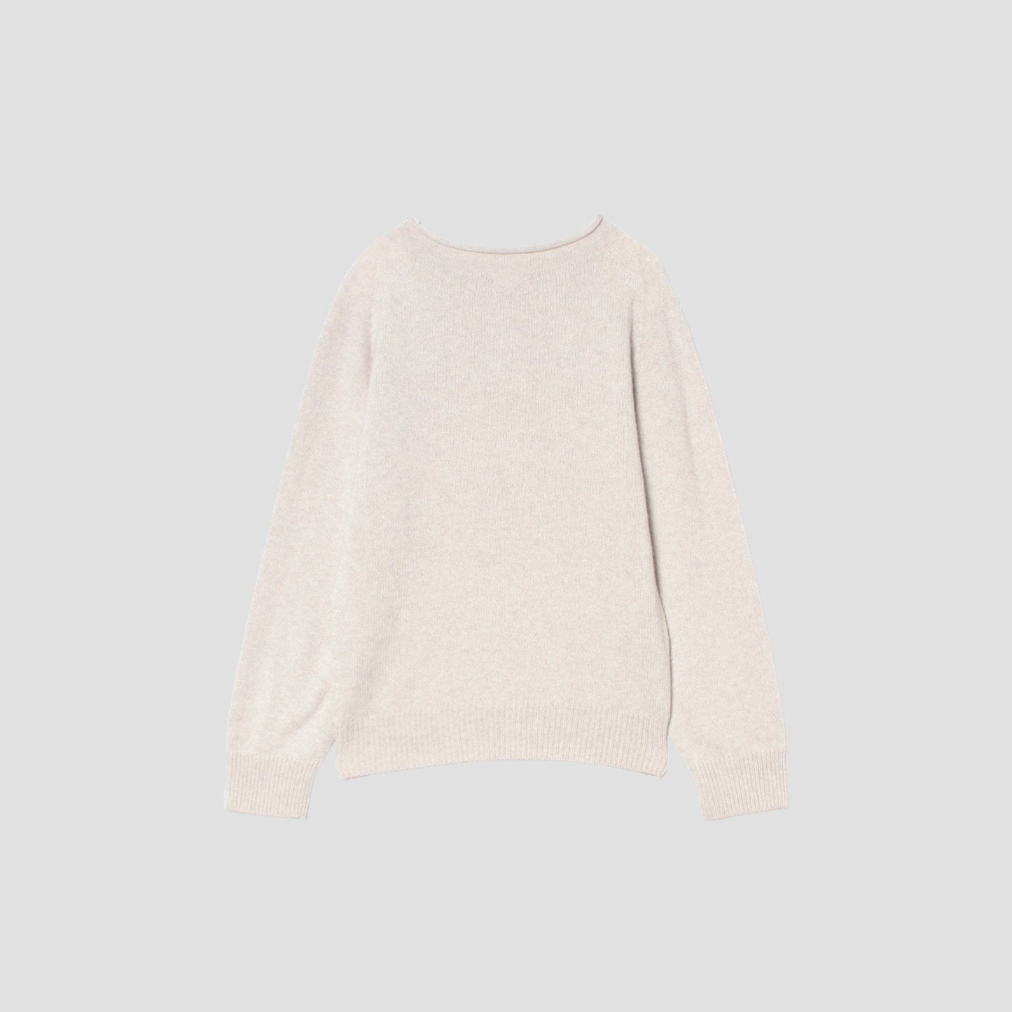 LONG SLEEVE CAST OFF ROLL NECK KNIT