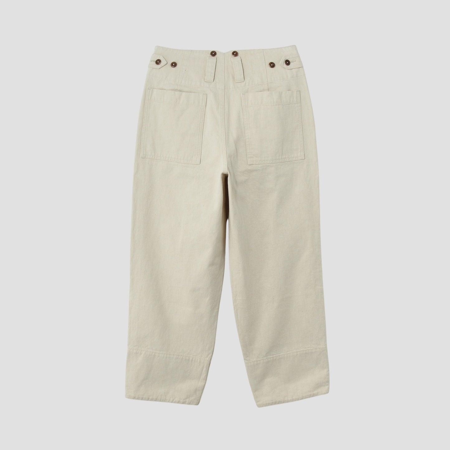 NATURAL DENIM TROUSERS