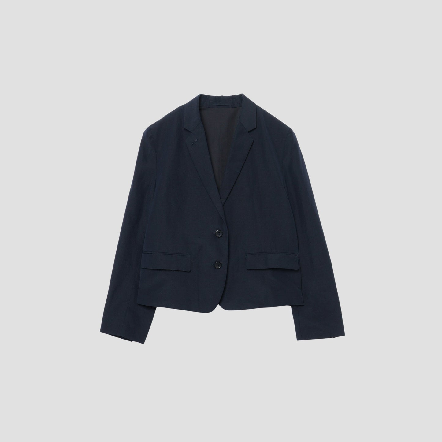 WOOL LINEN POPLIN JACKET