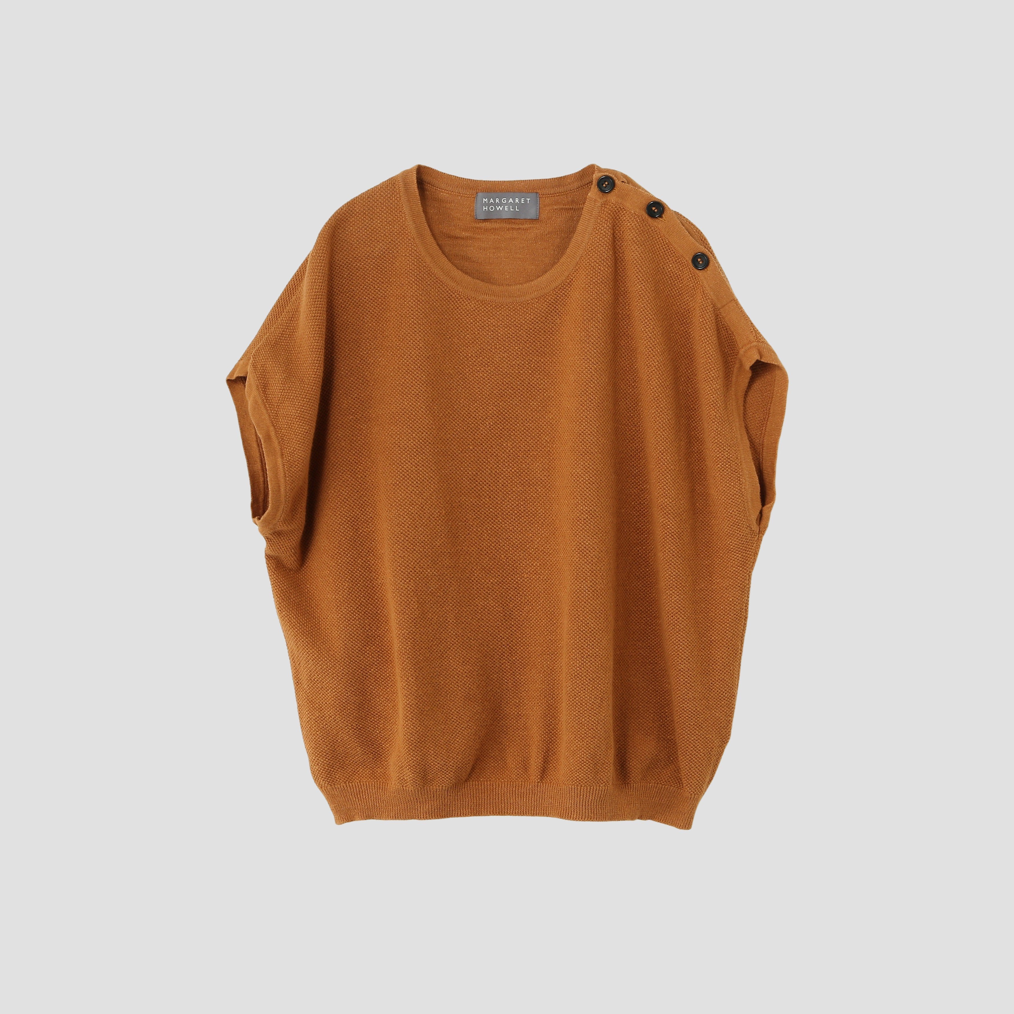超新品！美品MARGARET HOWELL オレンジブラウン長袖ニット ニット / II / ORANGE(オレンジ) ｜ マーガレット・ハウエル 公式