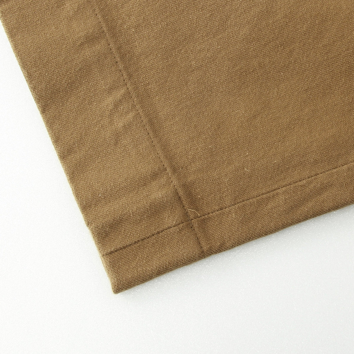 WASHED COTTON TWILL TROUSERS
