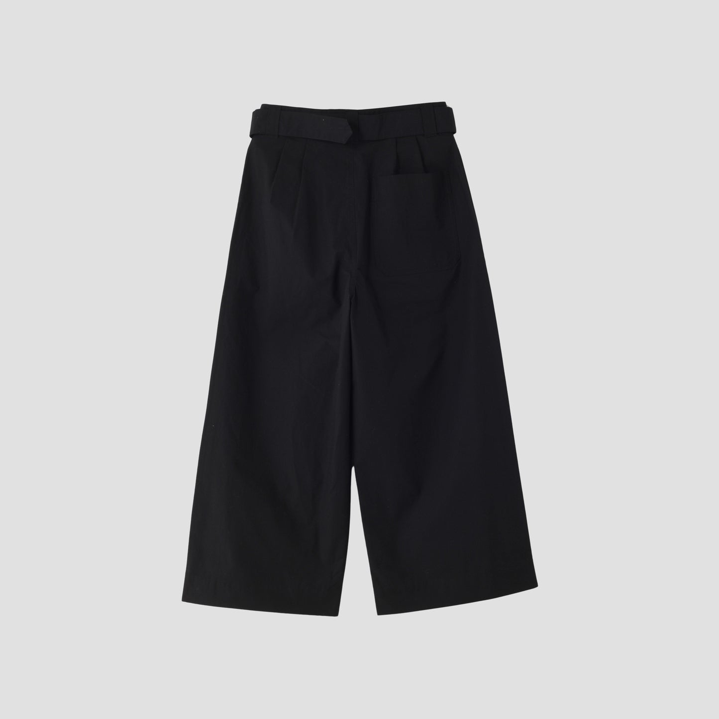 CRISP COTTON PLAINWEAVE TROUSERS
