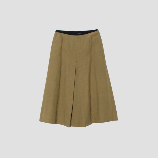 DENSE FINE LINEN SKIRT