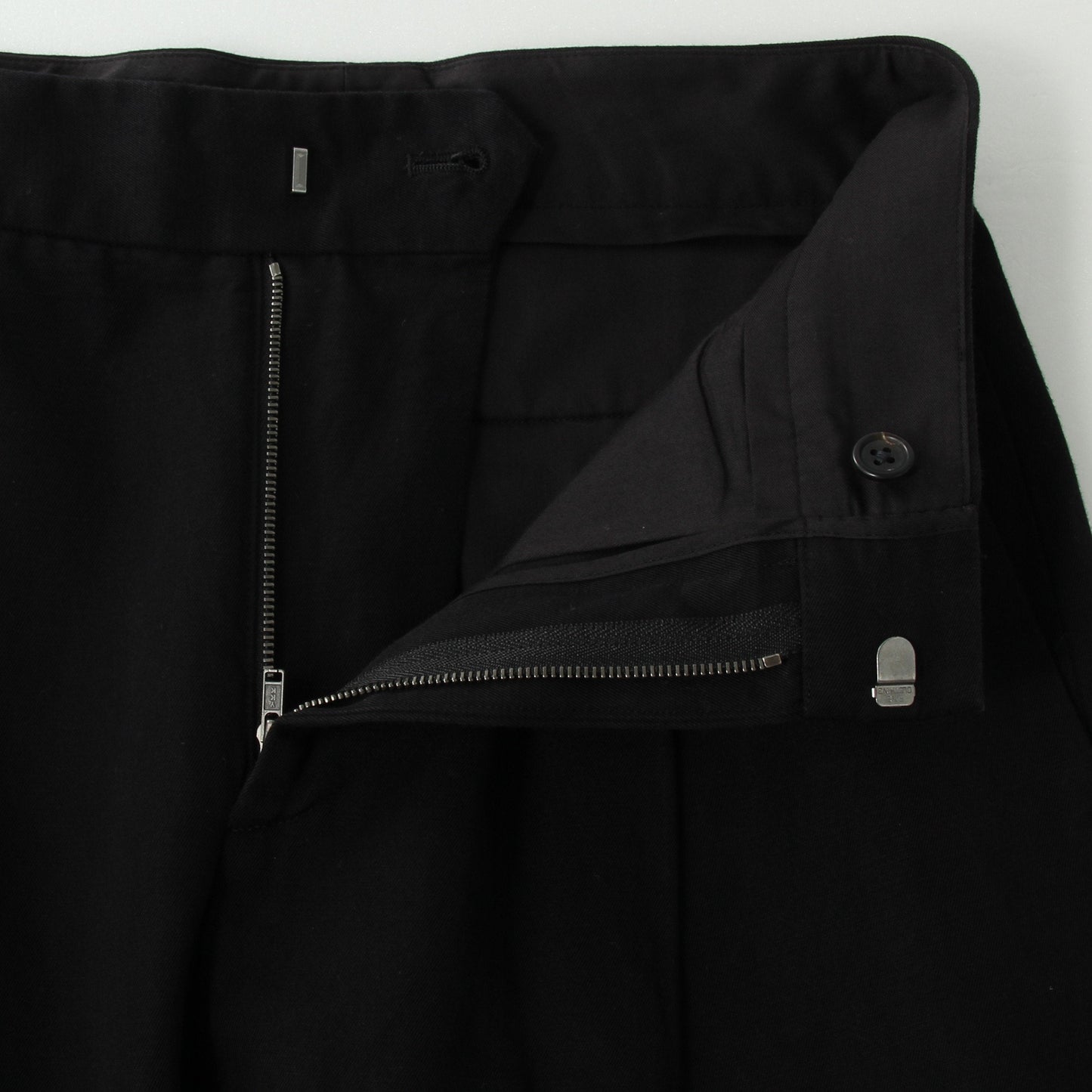 COTTON LINEN TWILL TROUSERS