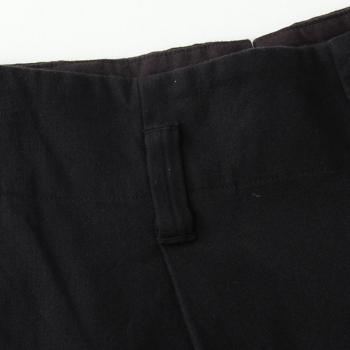 WASHED COTTON TWILL TROUSERS