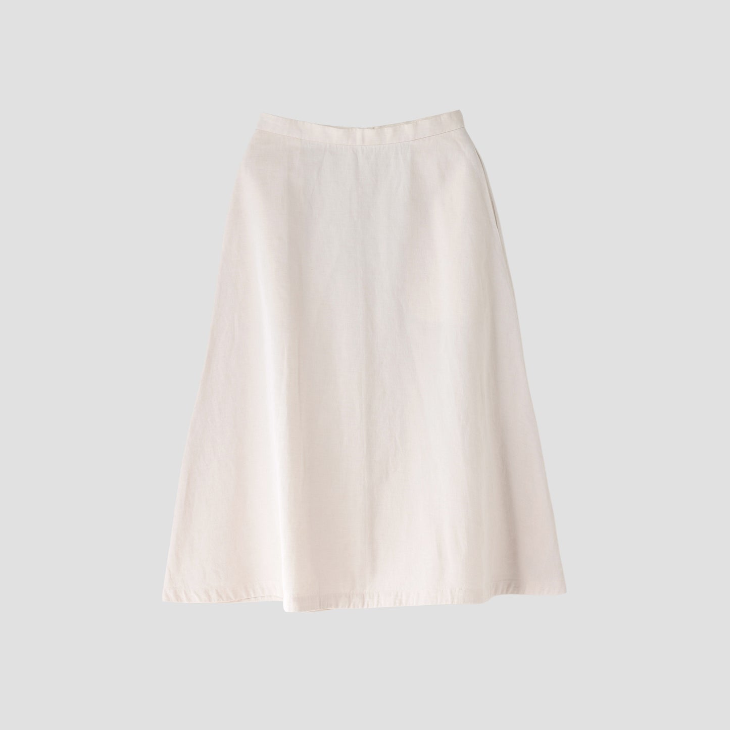 HIGH TWIST COTTON LINEN SKIRT