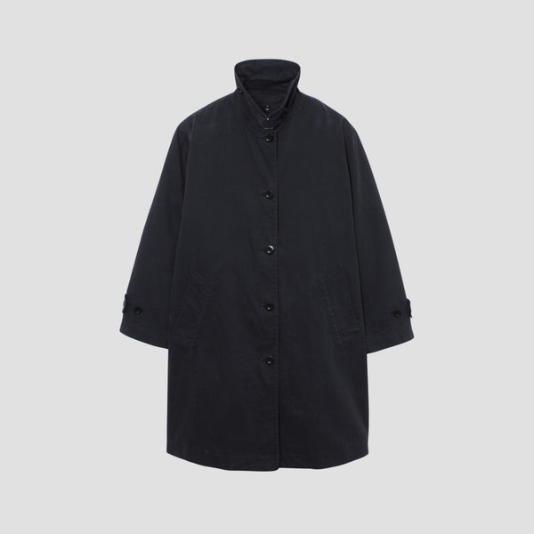 COTTON NYLON CANVAS COAT