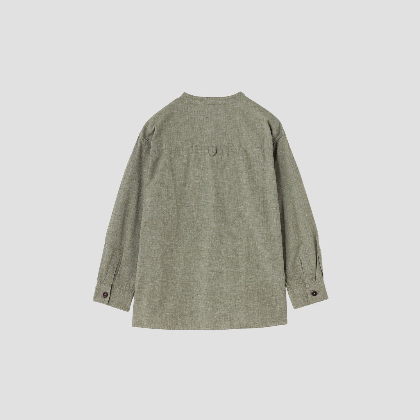 COTTON LINEN CHAMBRAY SHIRT