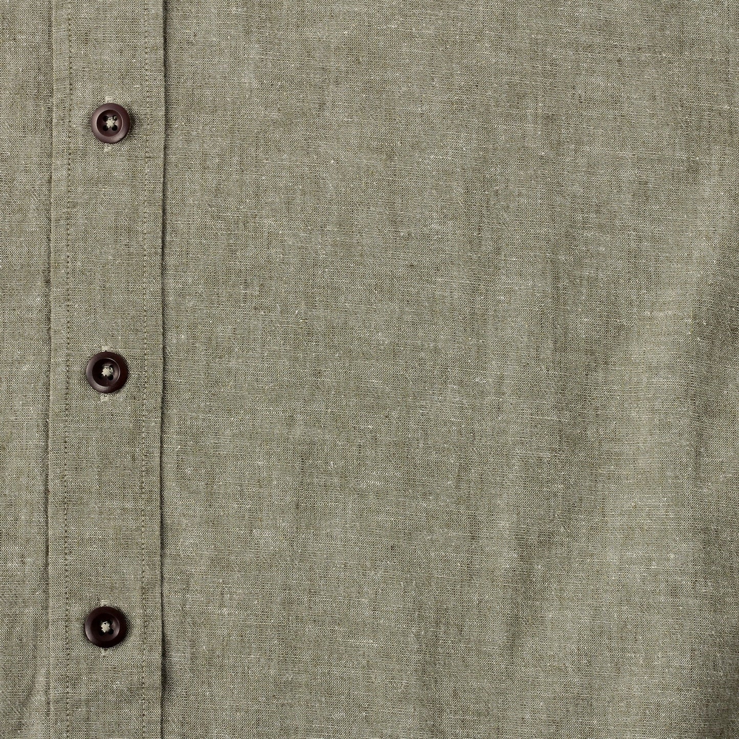 COTTON LINEN CHAMBRAY SHIRT