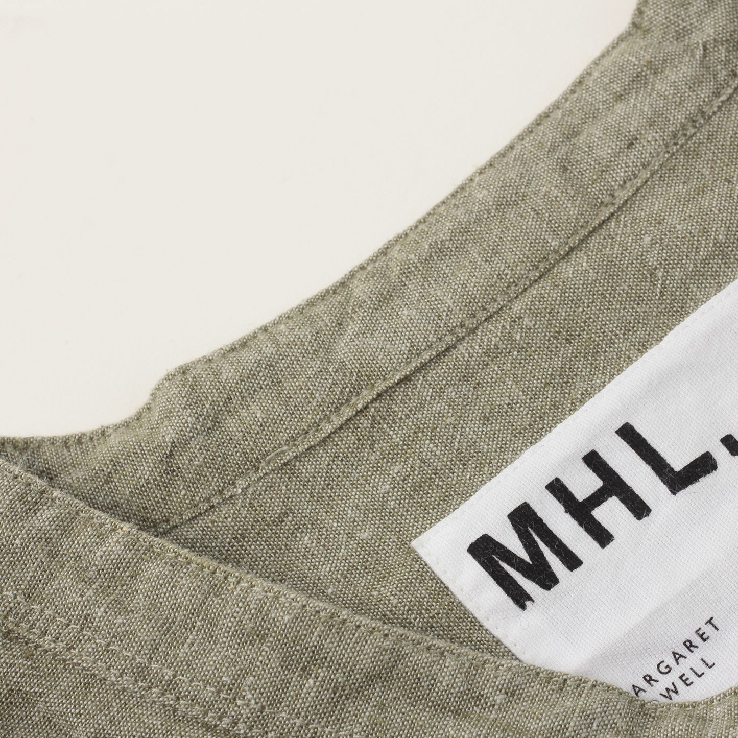 COTTON LINEN CHAMBRAY SHIRT