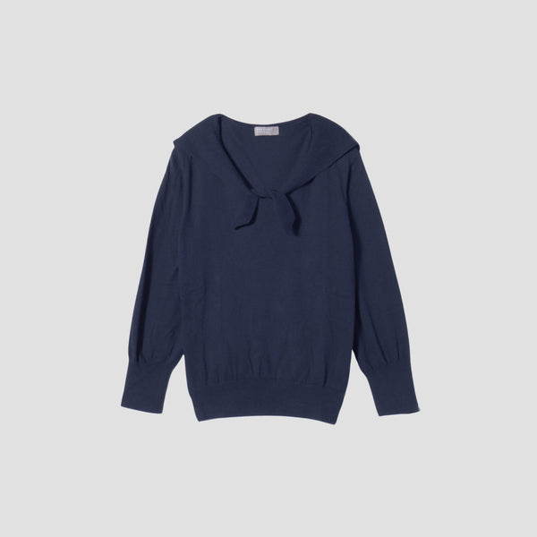 SAILOR COLLAR JUMPER KNIT