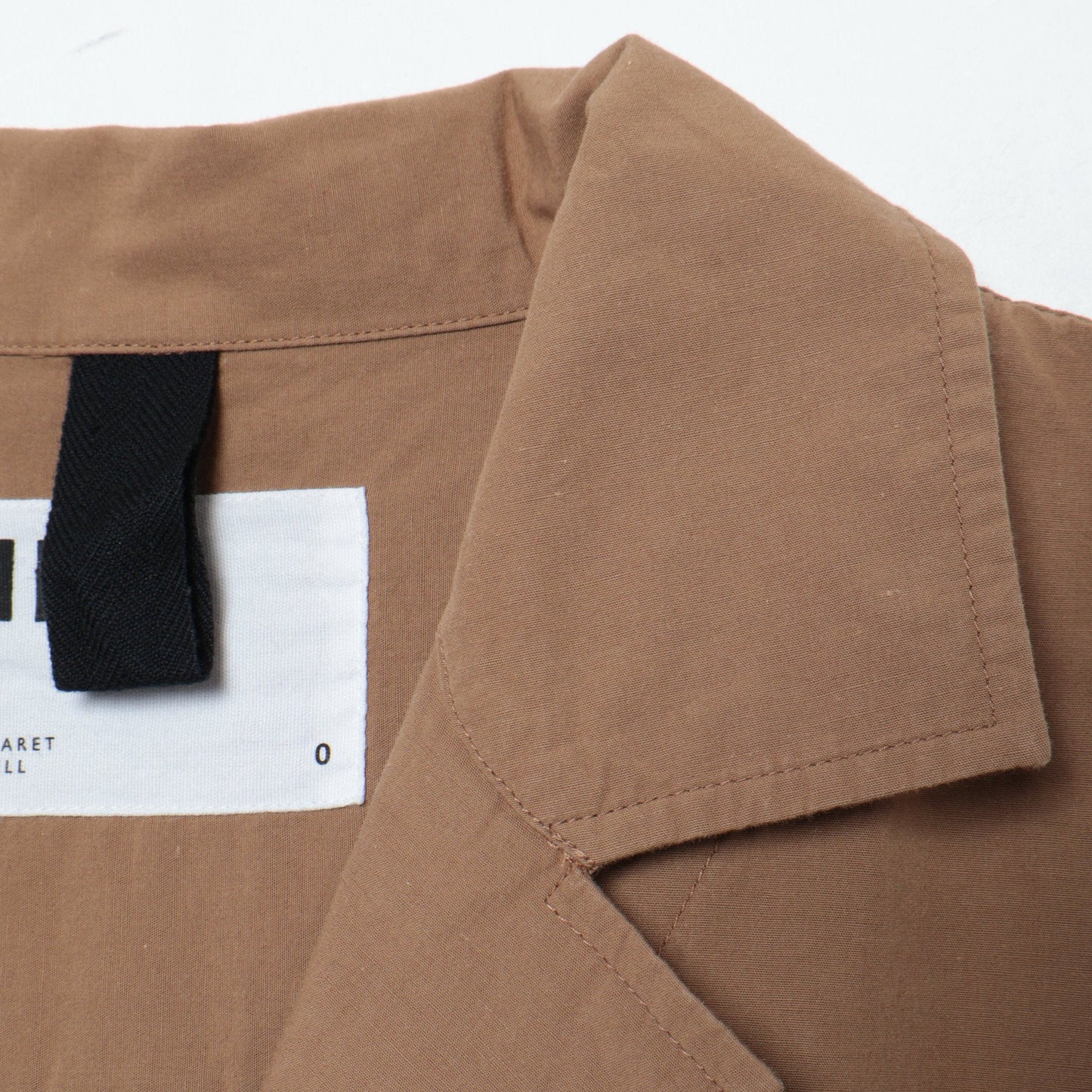 SANDED COTTON LINEN SHIRT