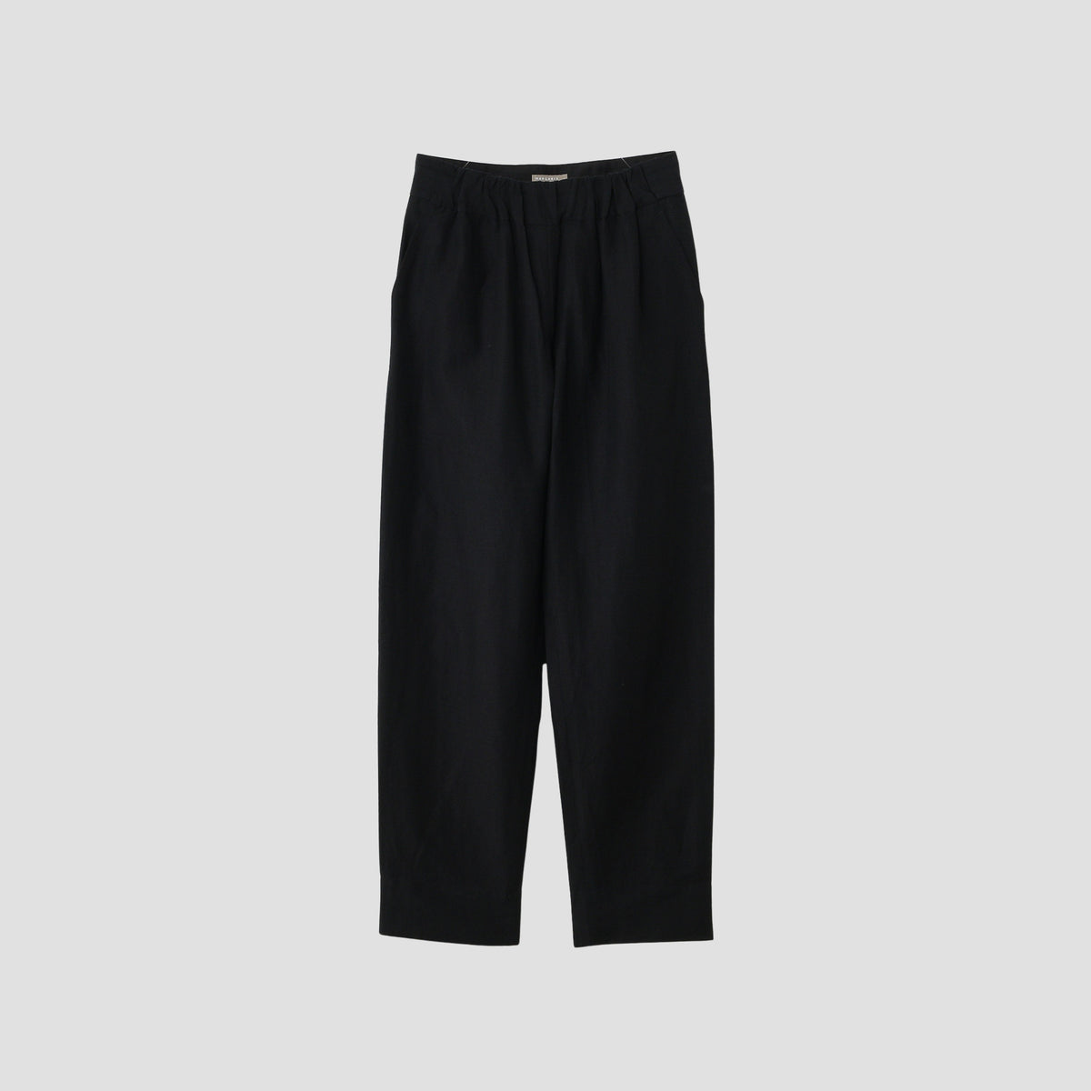 PLAINWEAVE WOOL LINEN TROUSERS