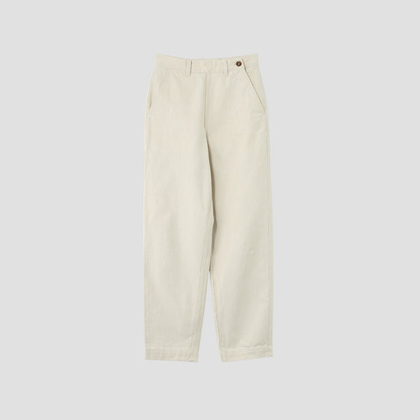 NATURAL DENIM TROUSERS