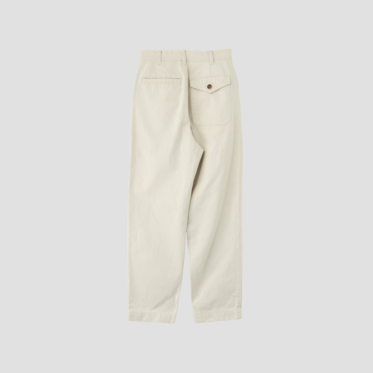 NATURAL DENIM TROUSERS