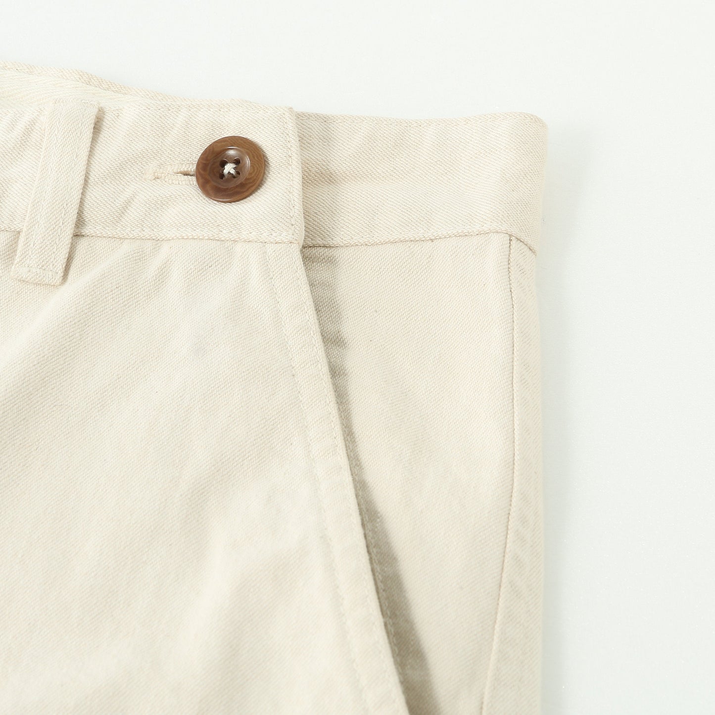 NATURAL DENIM TROUSERS