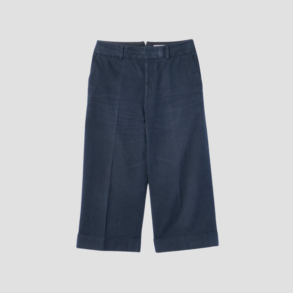 COTTON TWILL TROUSERS