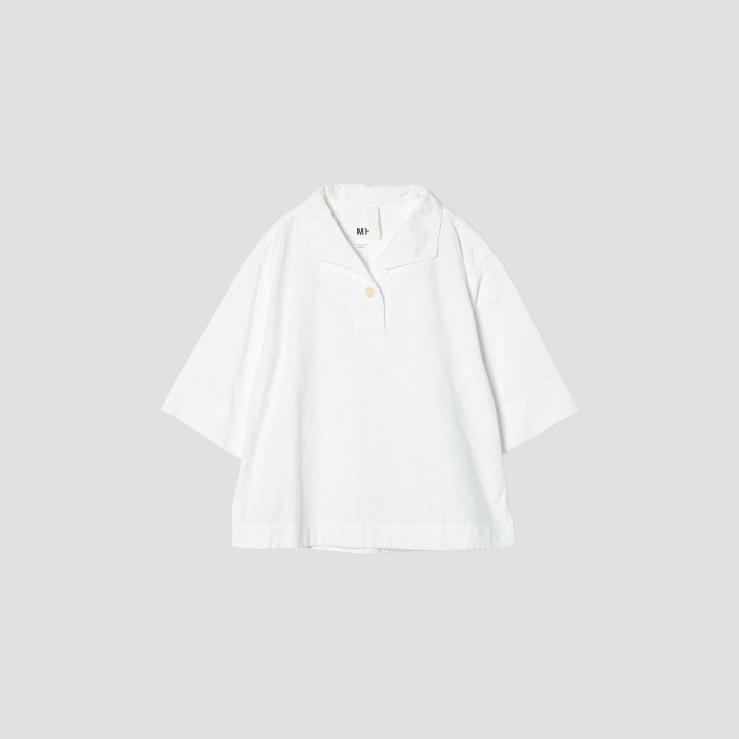 WORN COTTON PLAINWEAVE SHIRT