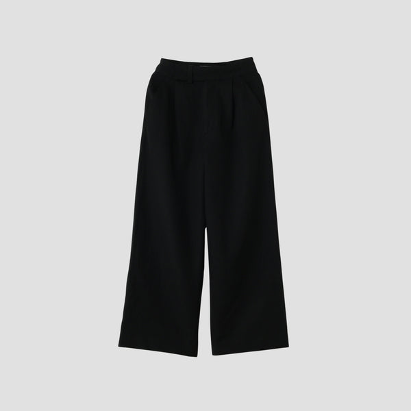 WOOL GABARDINE TROUSERS