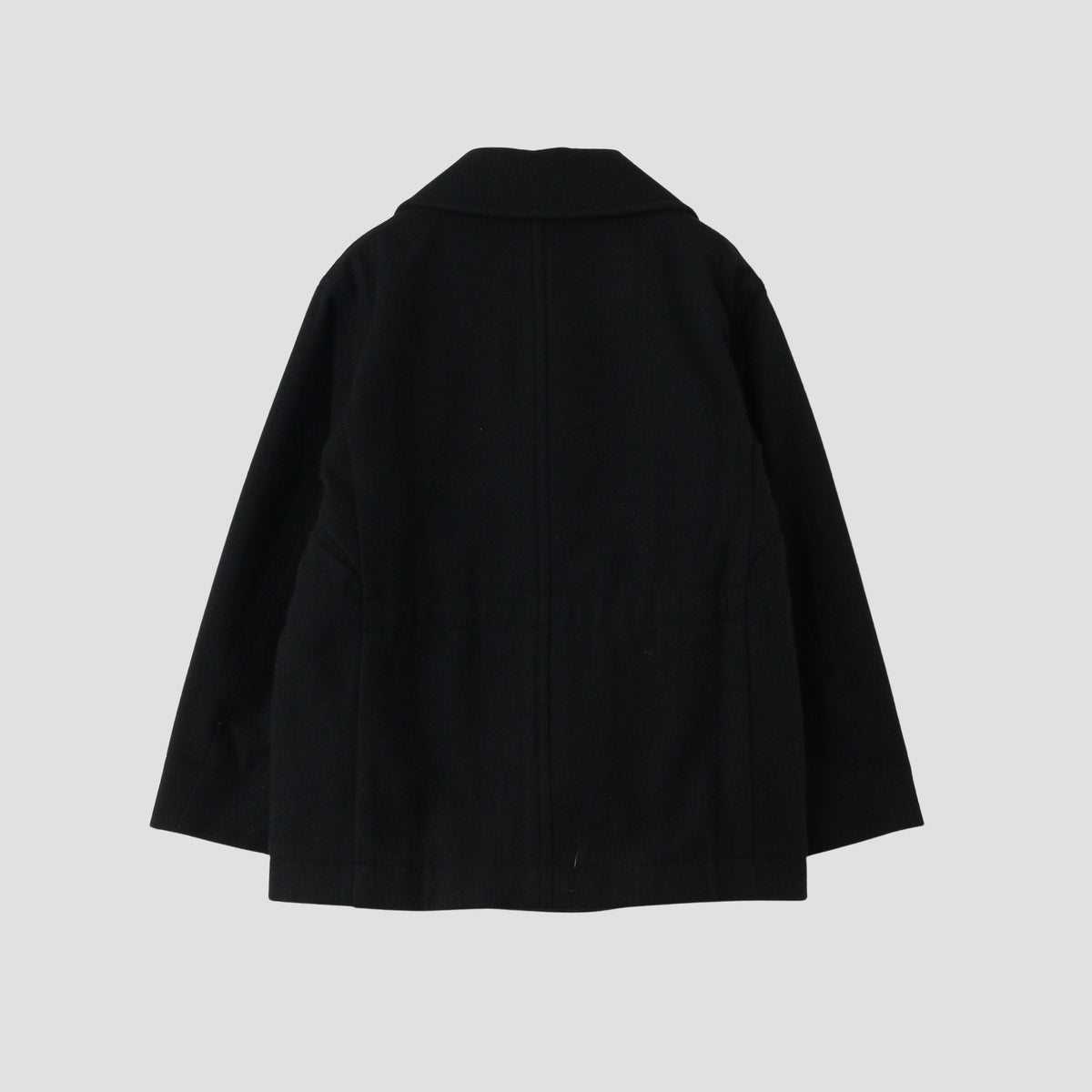 COARSE WOOL MELTON COAT