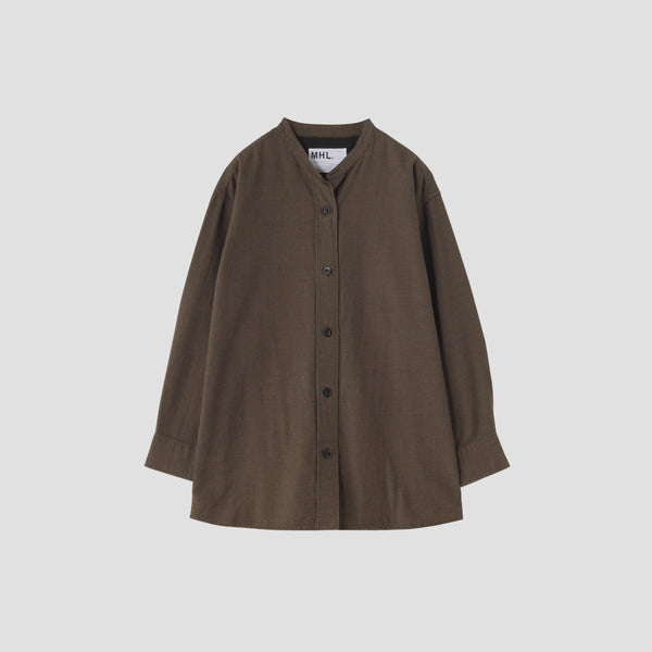 UNEVEN CHECK COTTON SHIRT