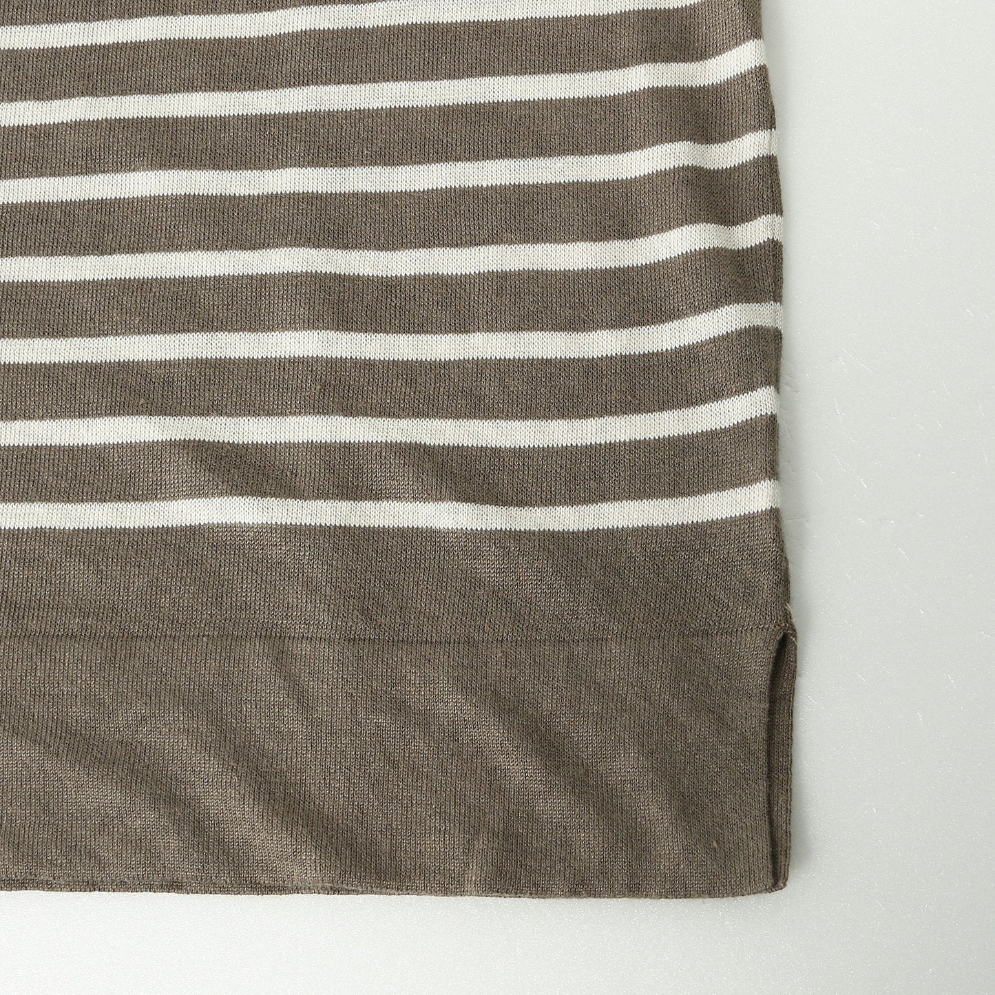 LINEN SILK BOAT NECK KNIT
