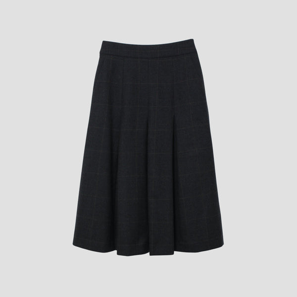 FINE WOOL FLANNEL SKIRT