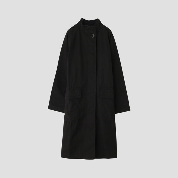 WASHED WAXED COTTON COAT