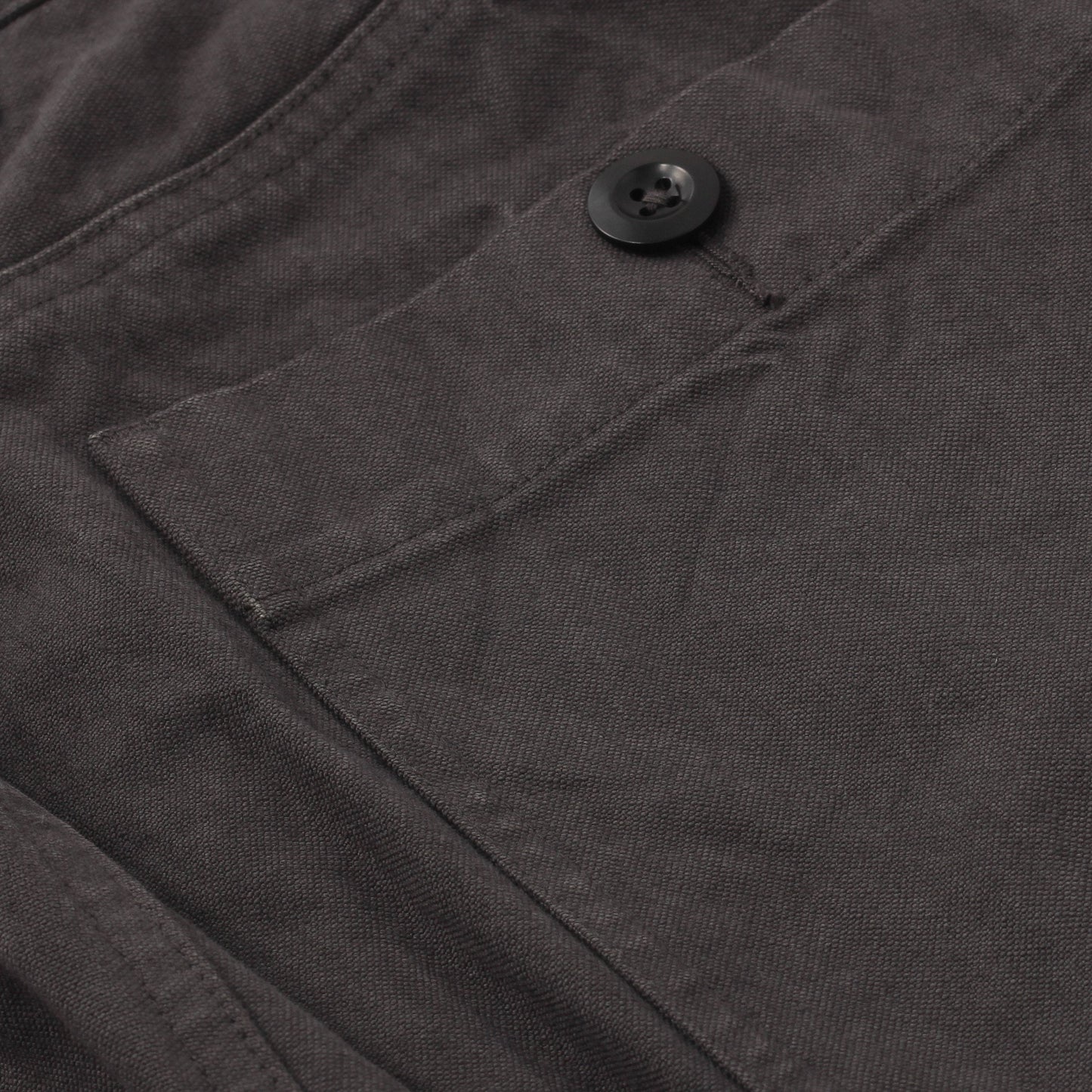 UNEVEN COTTON CANVAS TROUSERS