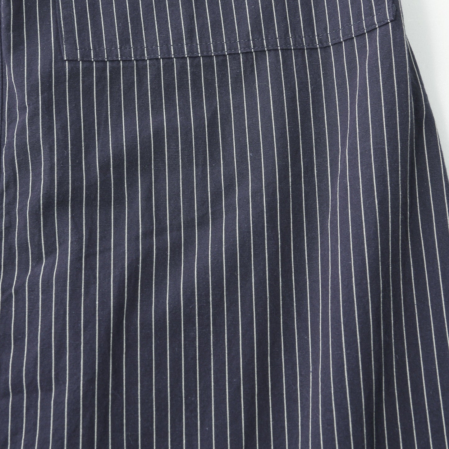 COTTON LINEN STRIPE SKIRT