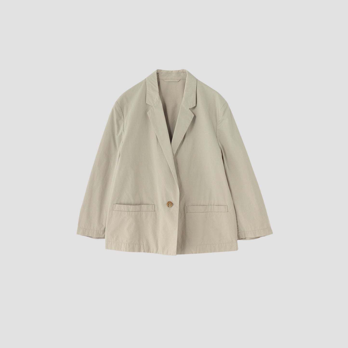 WASHED YARN DYE POPLIN JACKET
