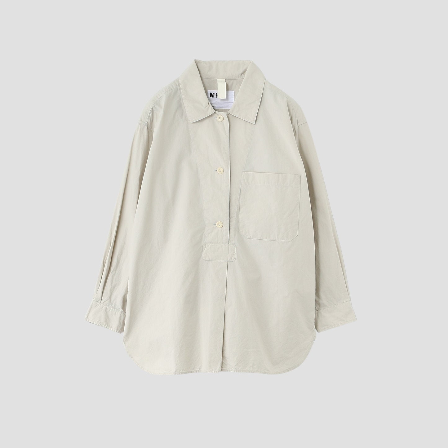 ORGANIC COTTON PLAINWEAVE SHIRT