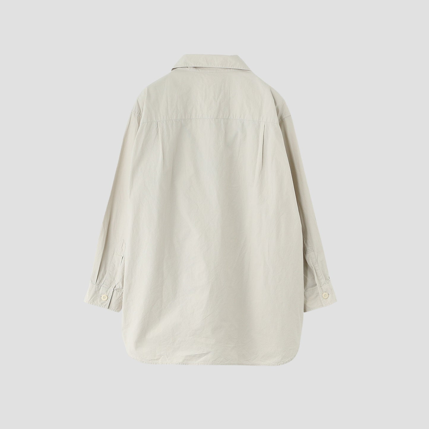 ORGANIC COTTON PLAINWEAVE SHIRT