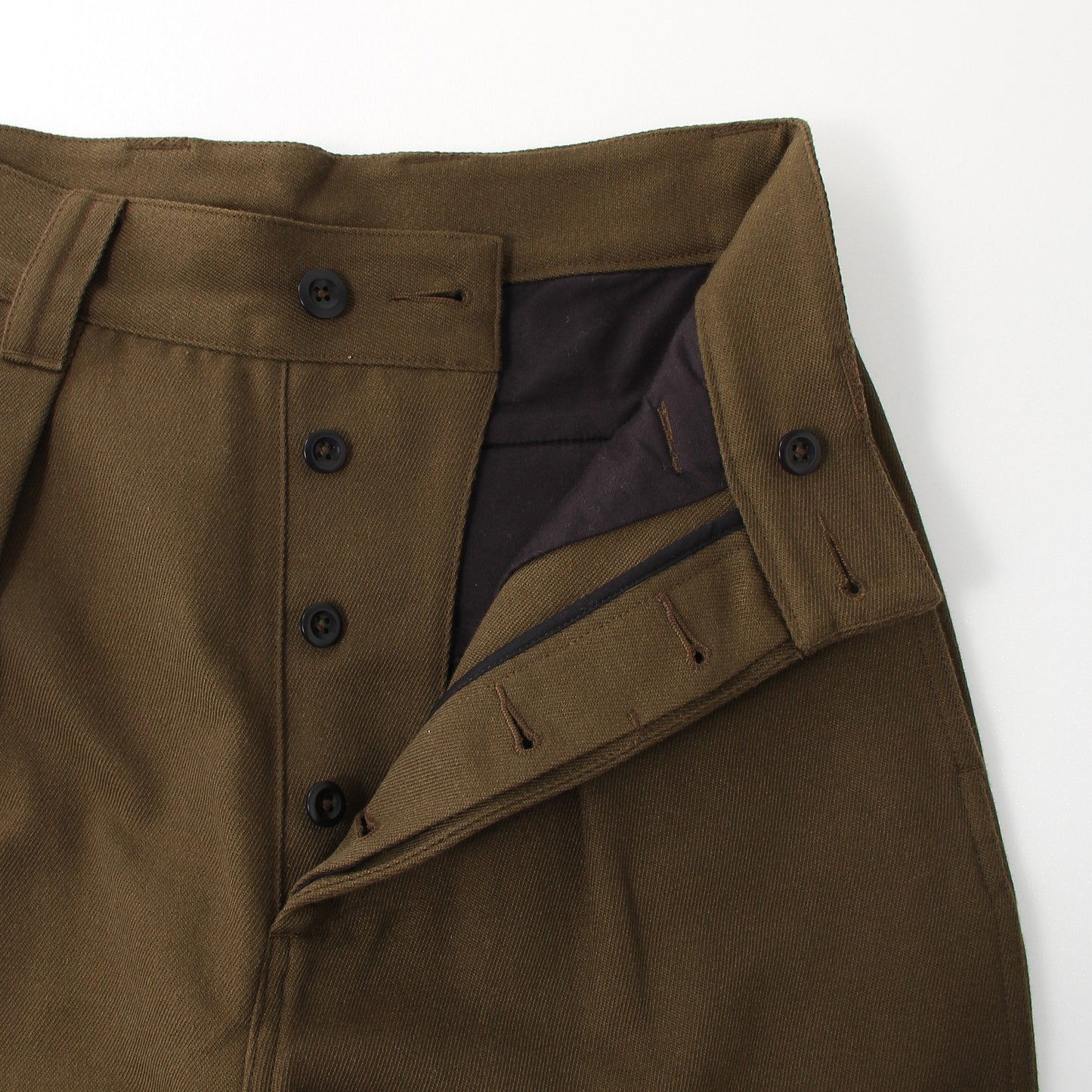 LIGHT COTTON WOOL DRILL TROUSERS