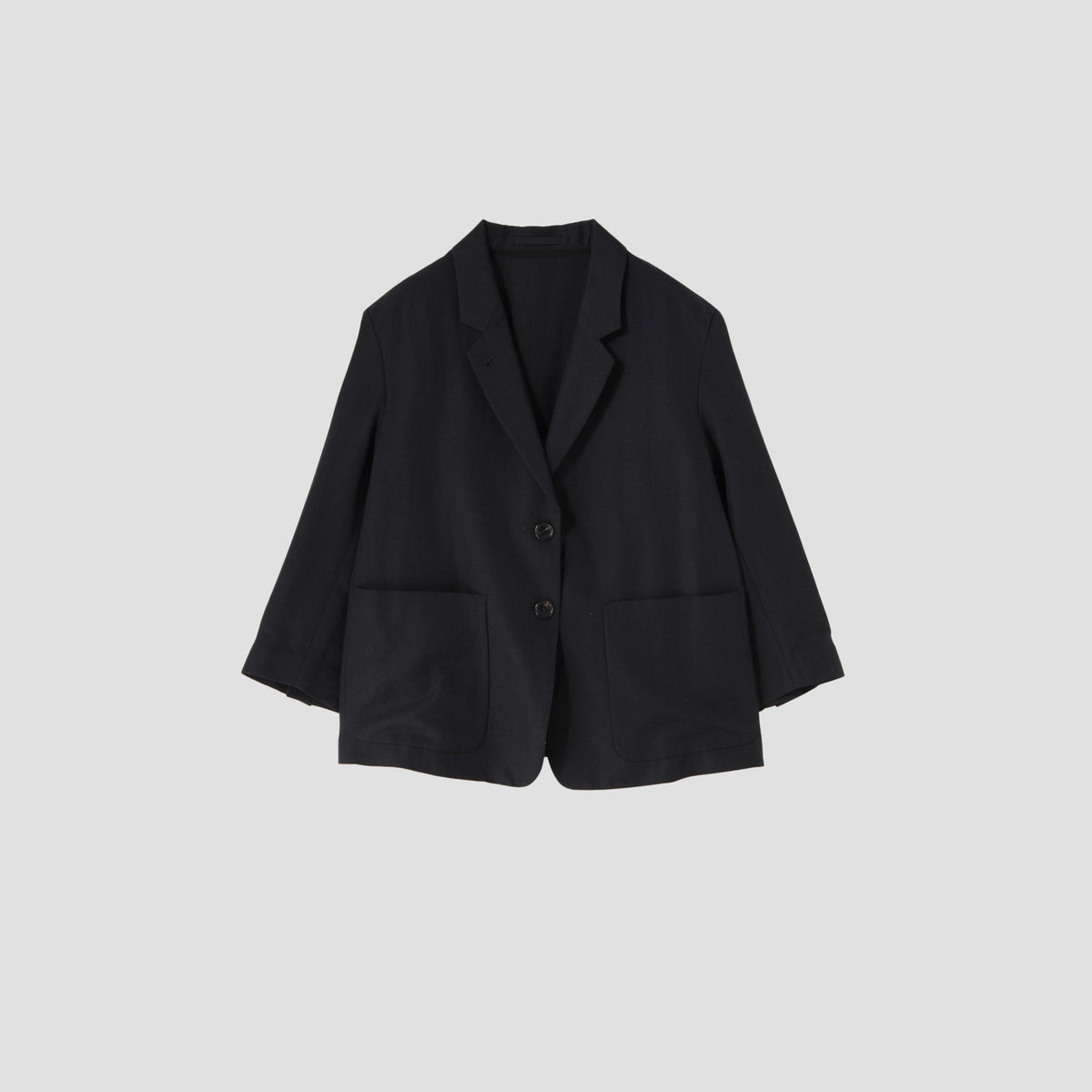 LINEN WOOL HOPSACK JACKET