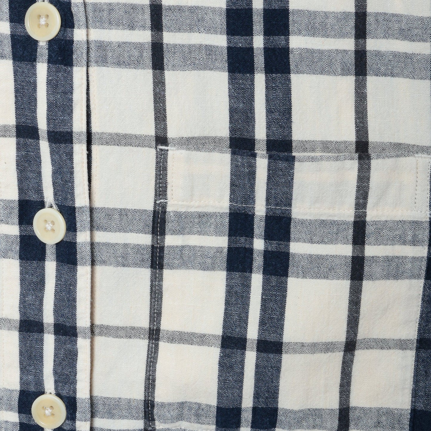 ROUGH COTTON LINEN SHIRTING