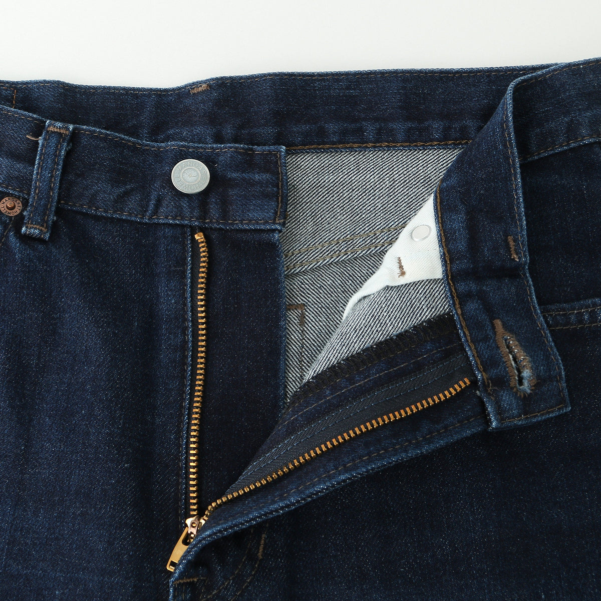 PURE INDIGO DENIM TROUSERS
