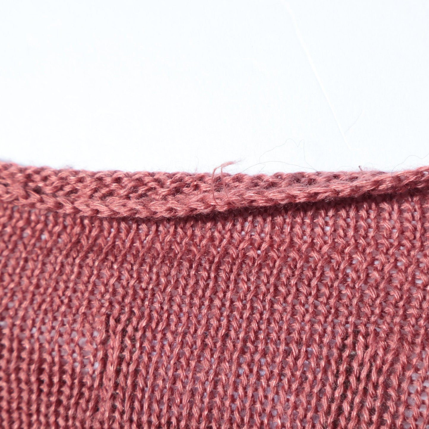 WOOL LINEN JUMPER KNIT