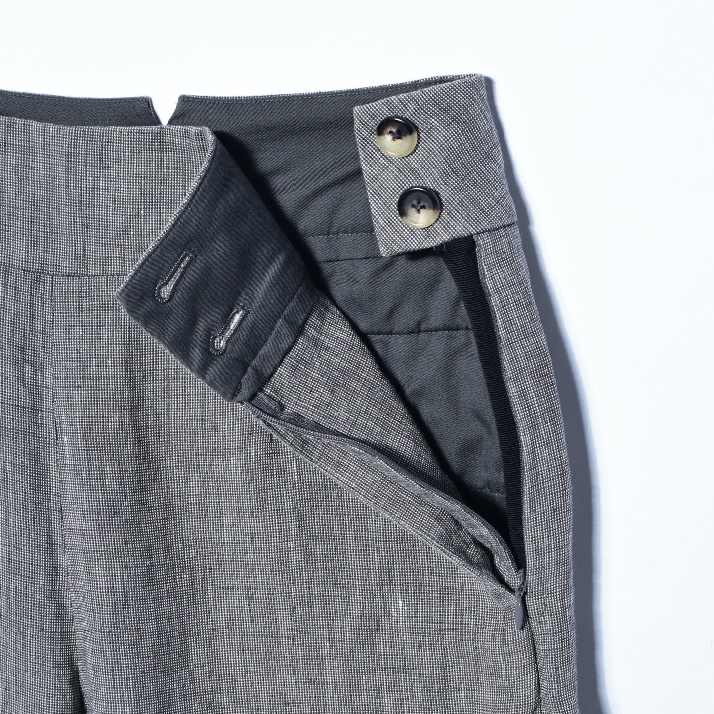 END ON END LINEN TROUSERS
