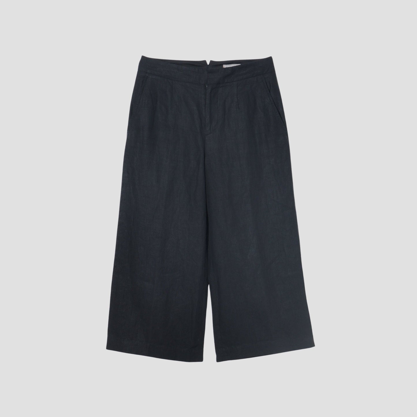 HIGH DENSE LINEN TROUSERS