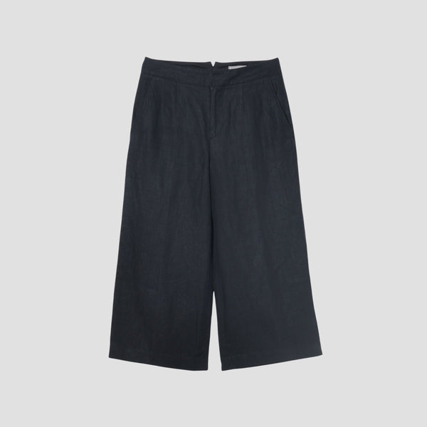 HIGH DENSE LINEN TROUSERS