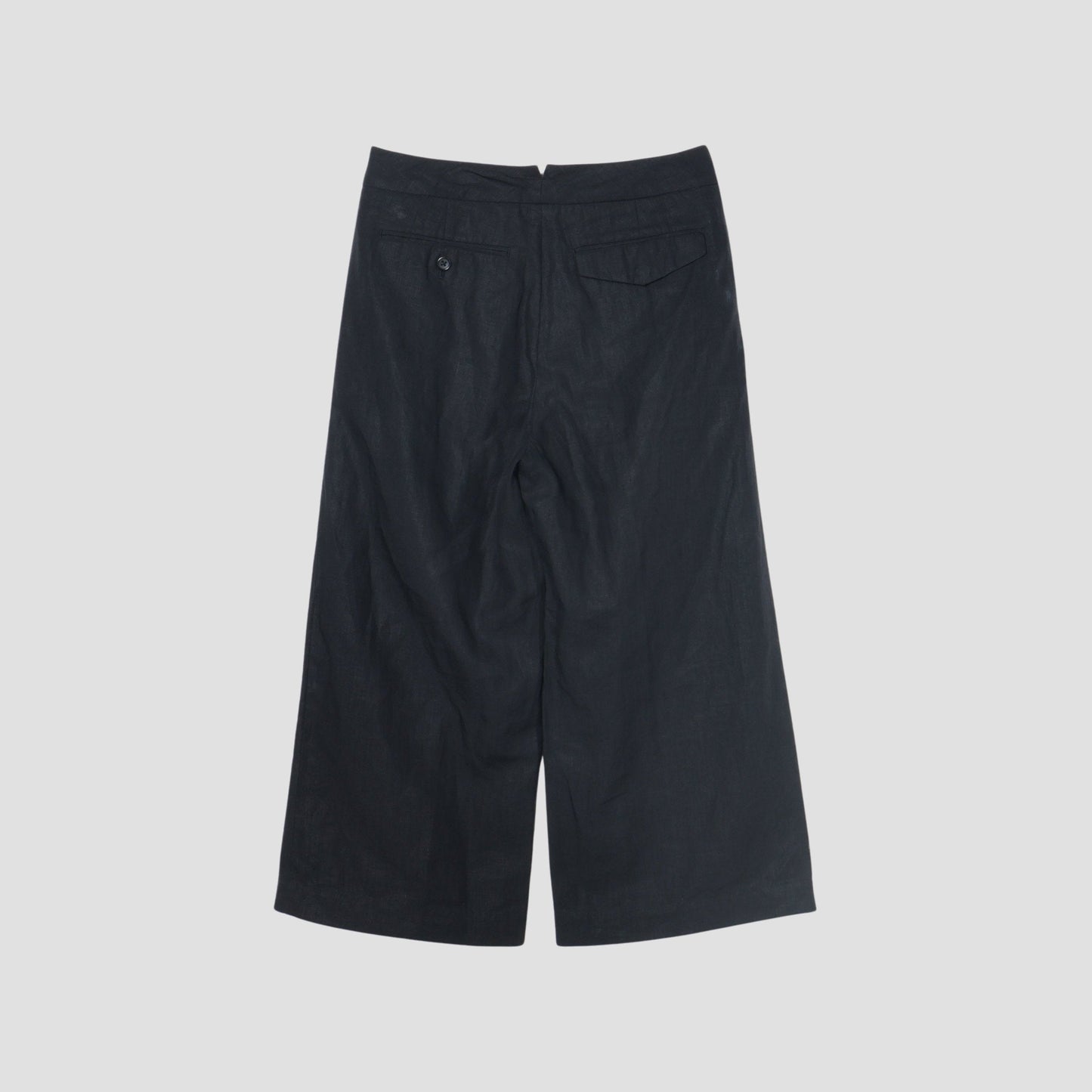 HIGH DENSE LINEN TROUSERS