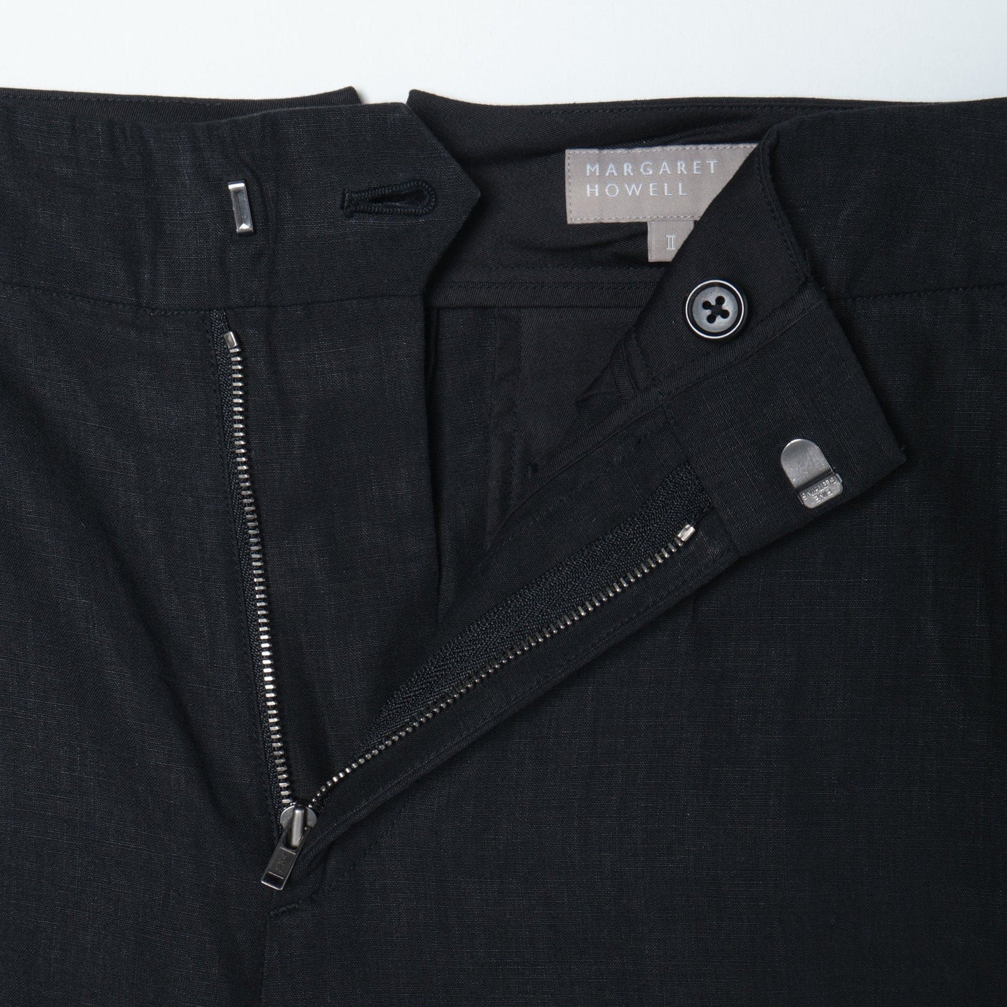 HIGH DENSE LINEN TROUSERS
