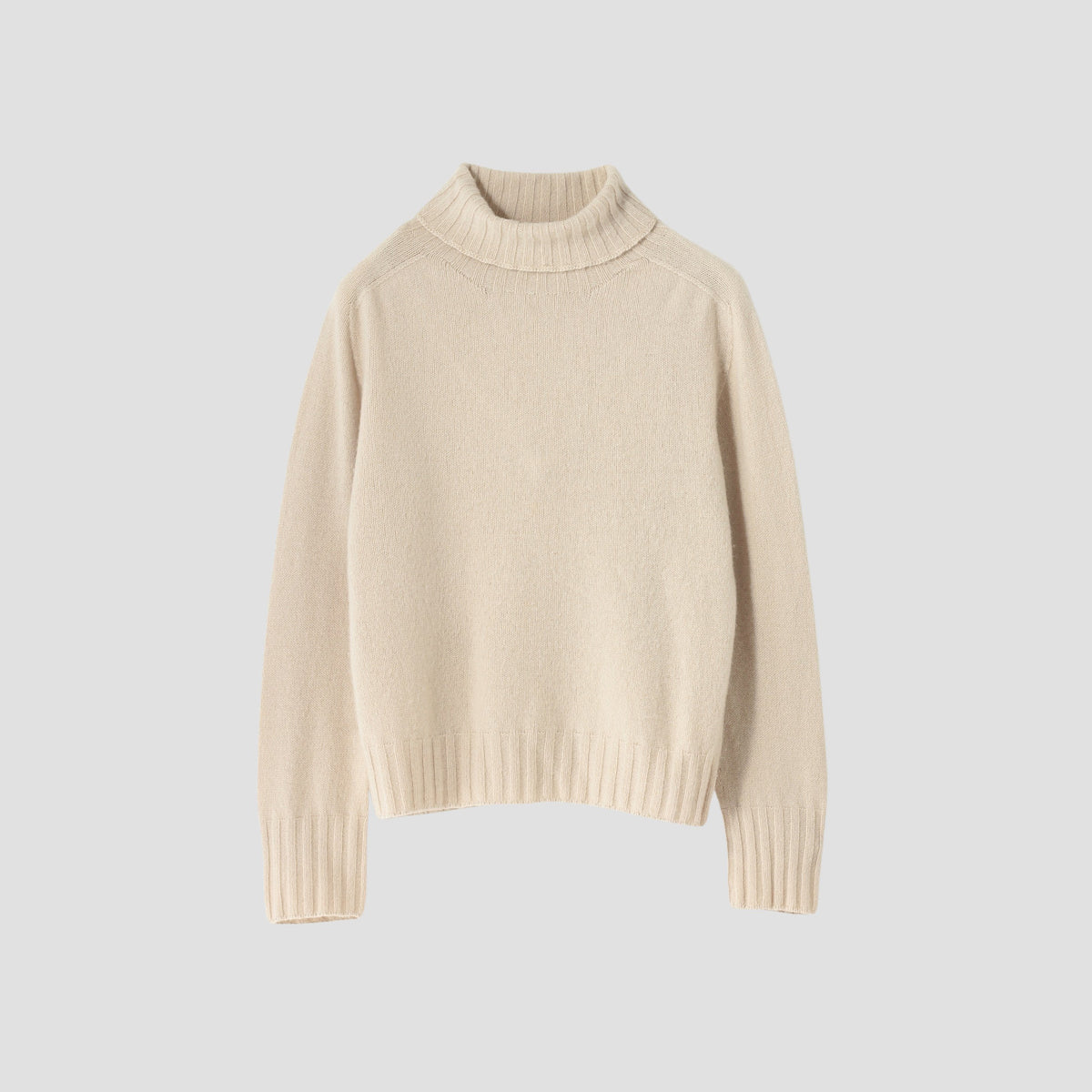 WIDE ROLL NECK KNIT